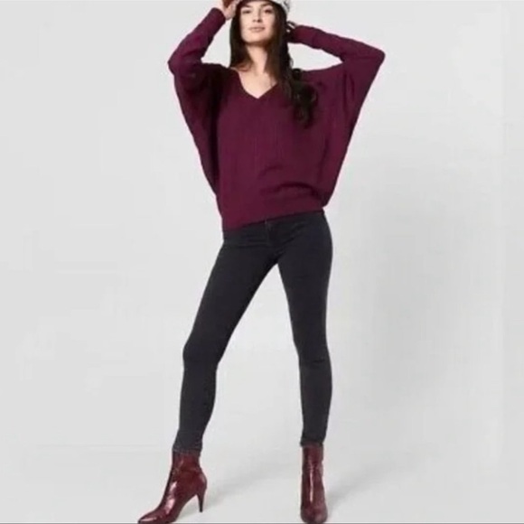 𝅺FREE People Santa Clara Thermal Top /Mulberry - Picture 3 of 8